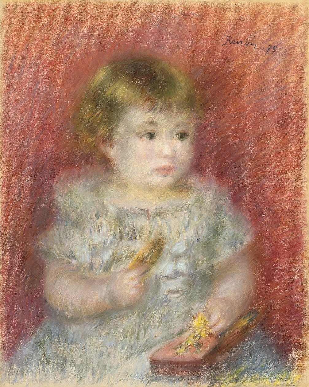 Portrét dítěte, 1878 od Pierre Auguste Renoir