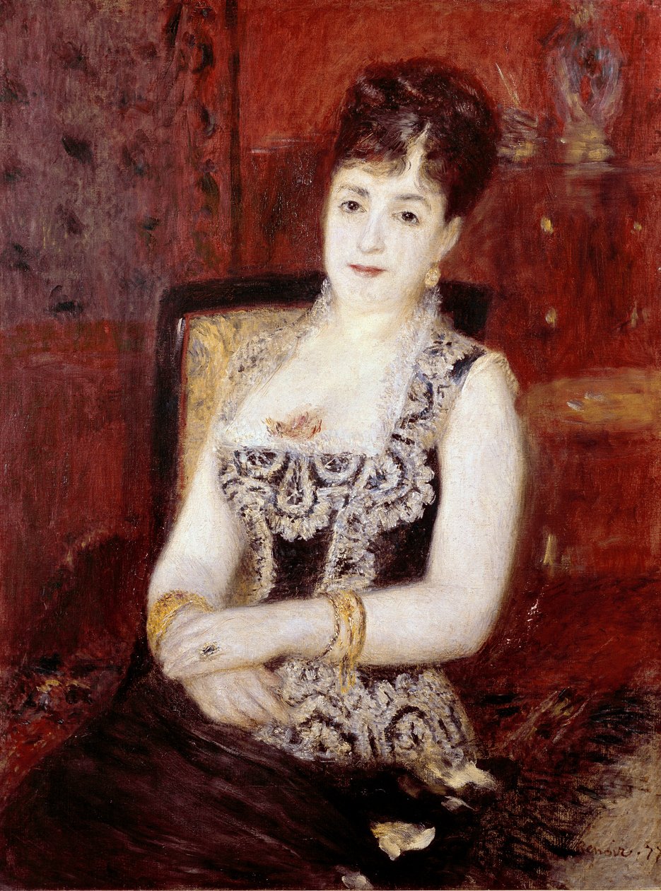 Portrét hraběnky z Pourtales. Obraz Pierre Auguste Renoir (Pierre-Auguste od Pierre Auguste Renoir