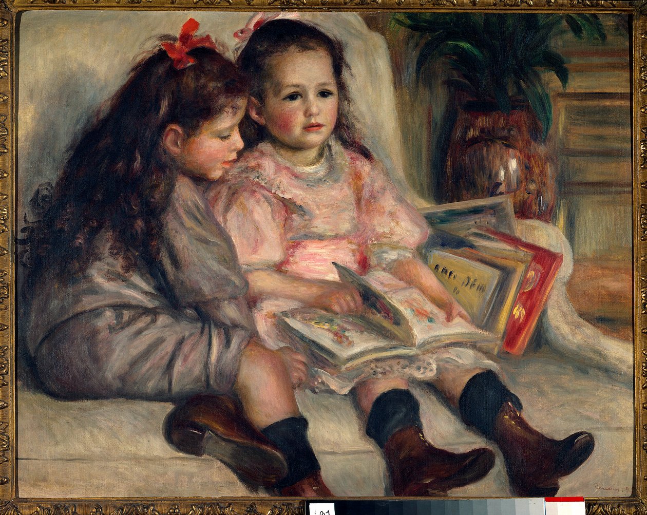 Portréty dětí (děti Martial Caillebotte). 1895 od Pierre Auguste Renoir