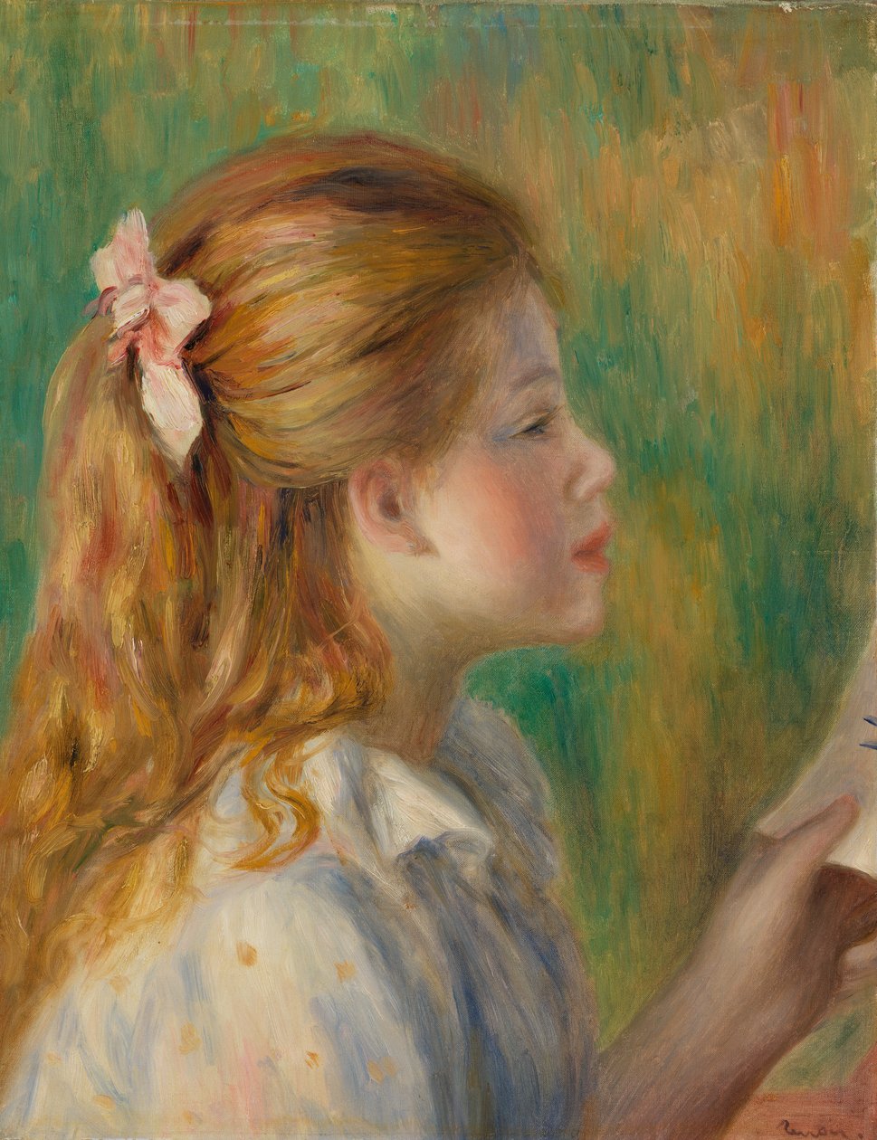 Čtení (La Lecture) od Pierre Auguste Renoir
