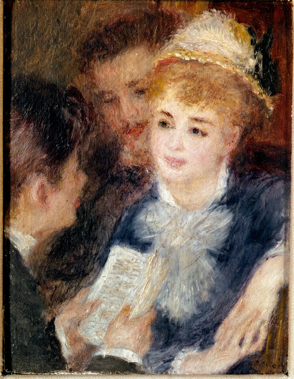 Čtení role. Obraz Pierre Auguste Renoir (Pierre-Auguste od Pierre Auguste Renoir