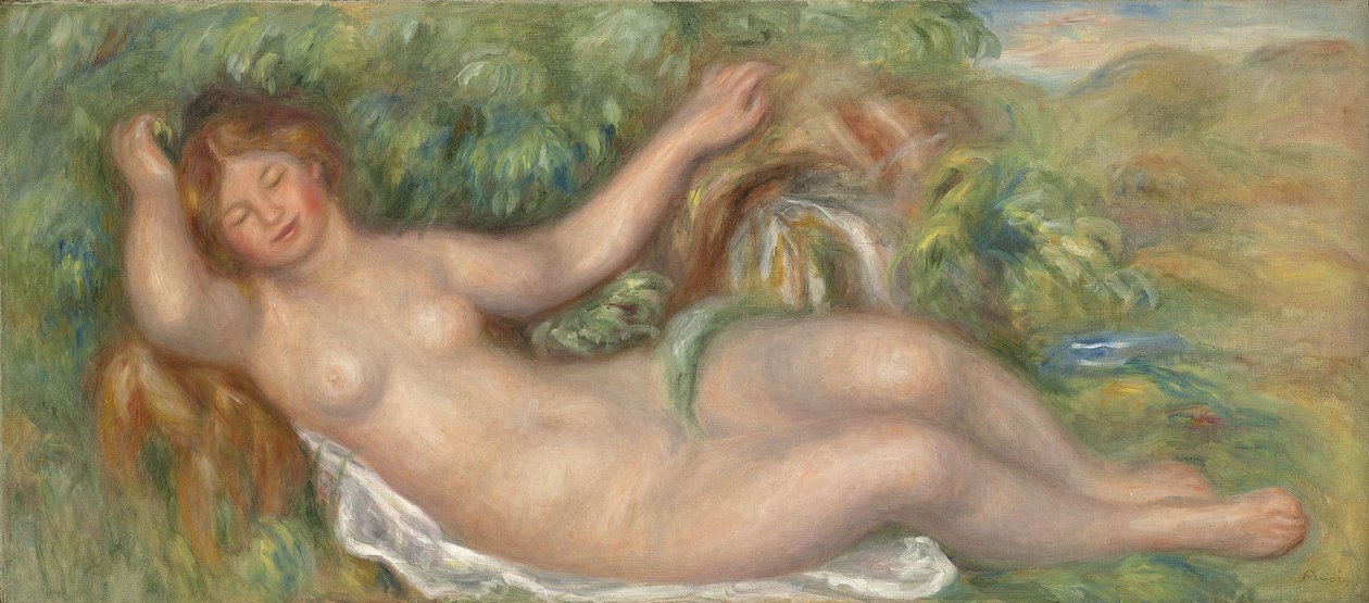 Ležící akt; Zdroj, 1902 od Pierre Auguste Renoir