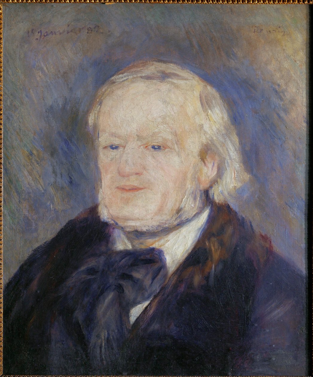 Richard Wagner Malba v Palermu pro skladatelova obdivovatele (malba na plátně) od Pierre Auguste Renoir