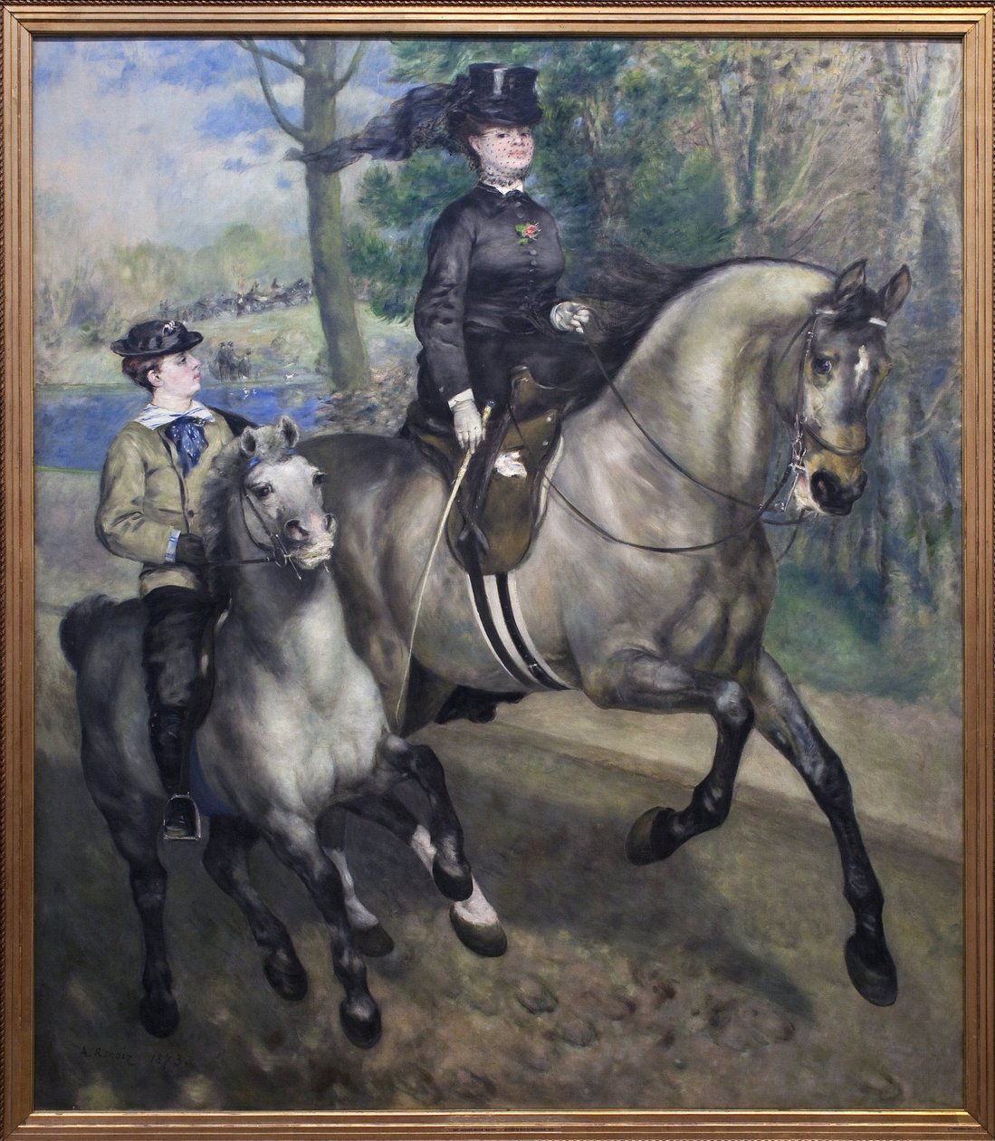Jízda v Bois de Boulogne od Pierre Auguste Renoir