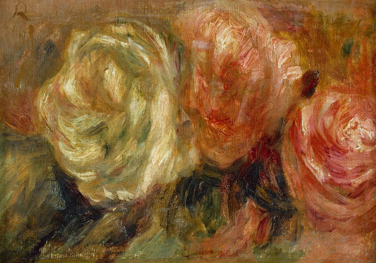 Růže (olej na plátně) od Pierre Auguste Renoir