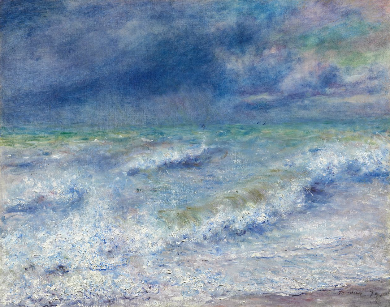 Přímořská krajina, 1879. od Pierre Auguste Renoir