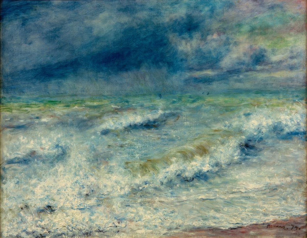 přímořská krajina od Pierre Auguste Renoir
