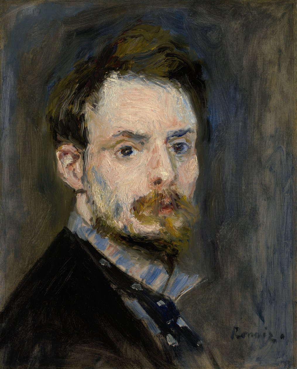 Autoportrét, c.1875 od Pierre Auguste Renoir