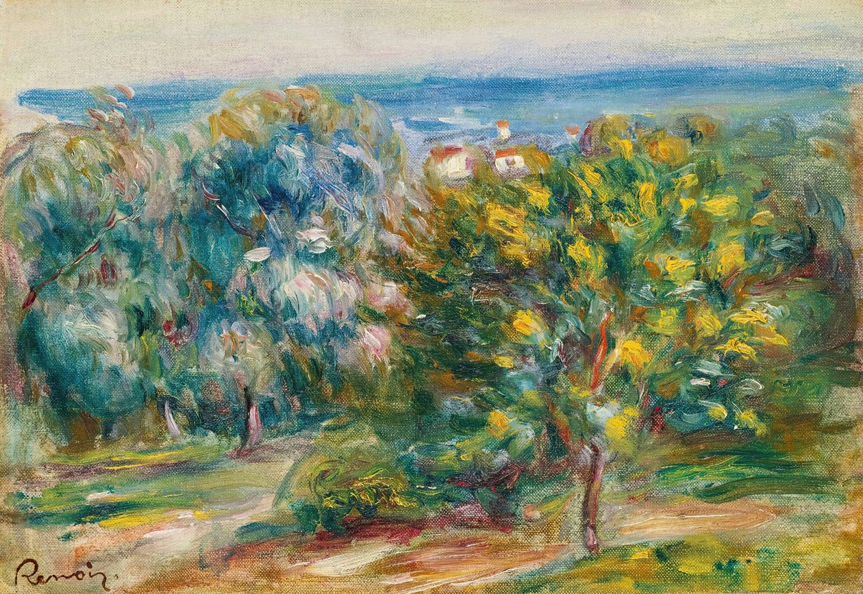 Náčrt krajiny v Midi od Pierre Auguste Renoir