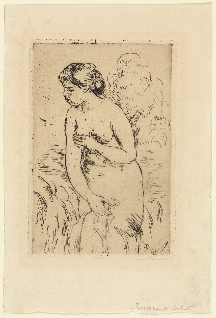 Stojící Bather od Pierre Auguste Renoir