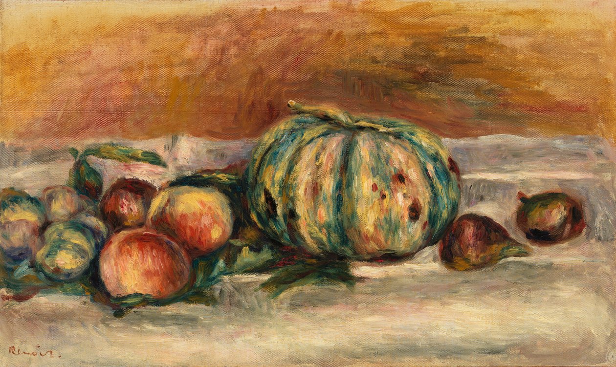 Zátiší s melounem (Nature morte au melon) od Pierre Auguste Renoir