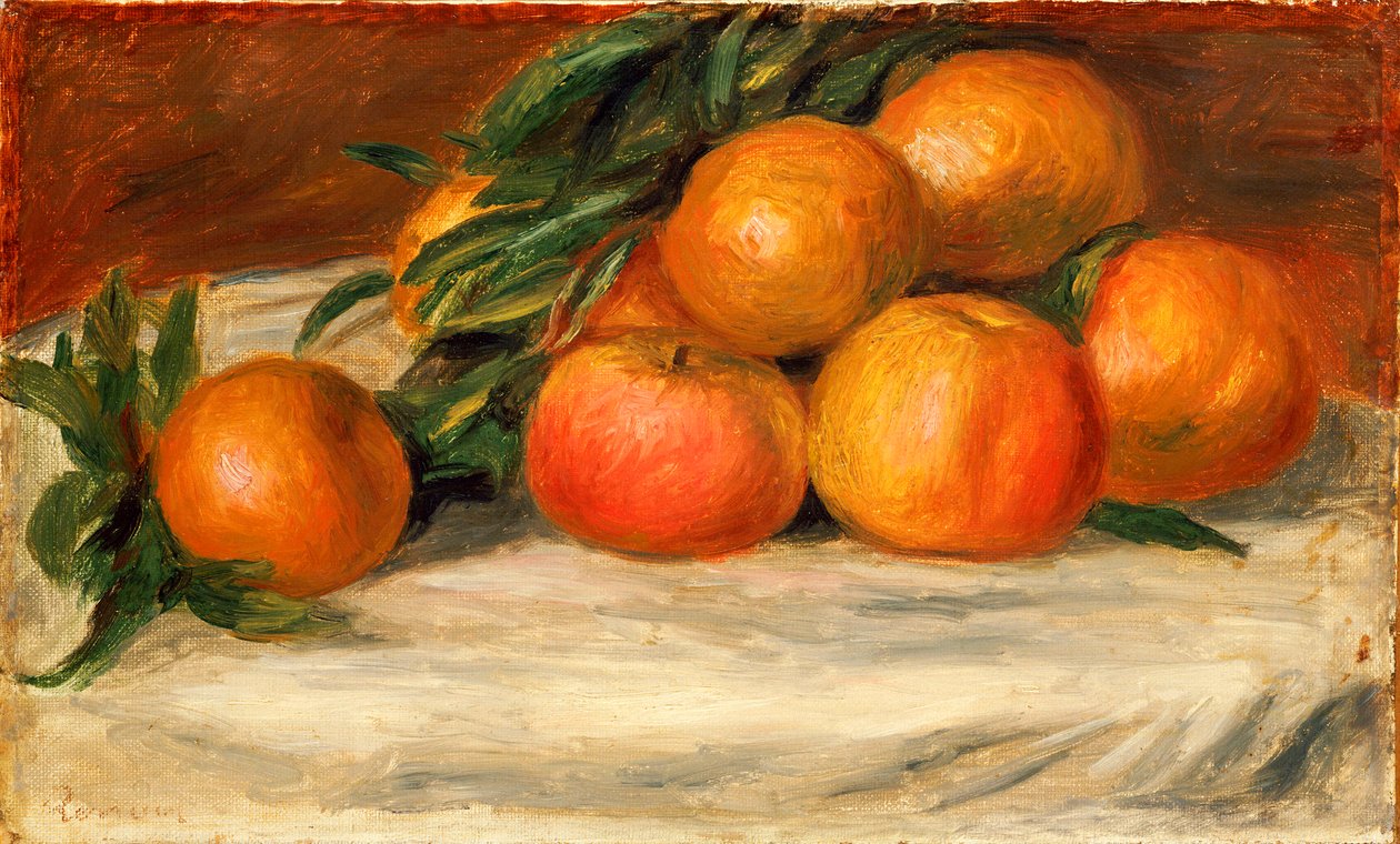 Zátiší s jablky a pomeranči, c.1901 od Pierre Auguste Renoir