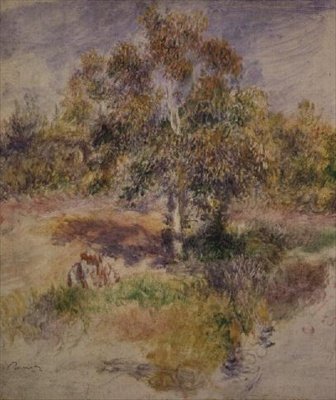 Studie stromu od Pierre Auguste Renoir