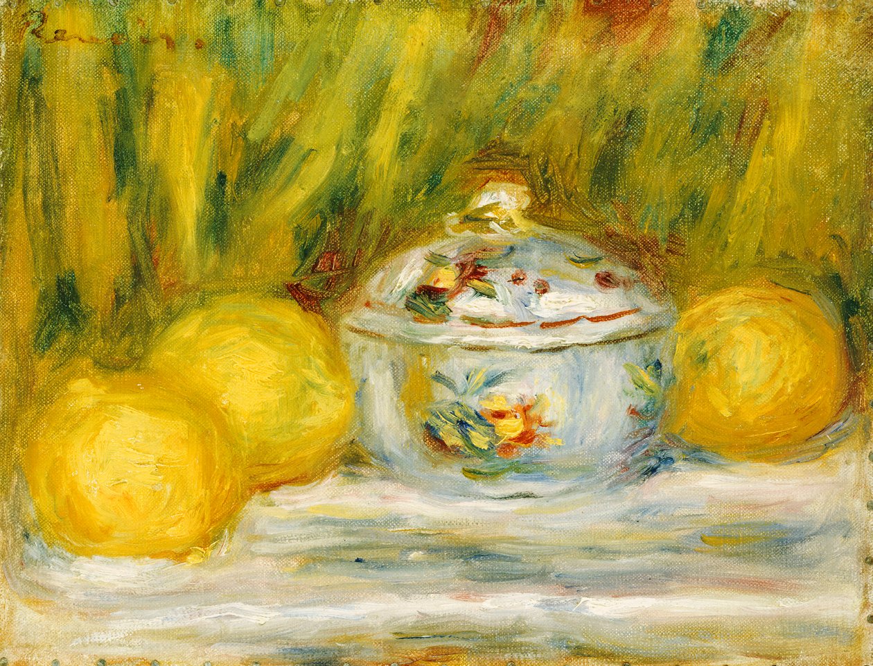 Cukřenka a citrony, 1915 od Pierre Auguste Renoir