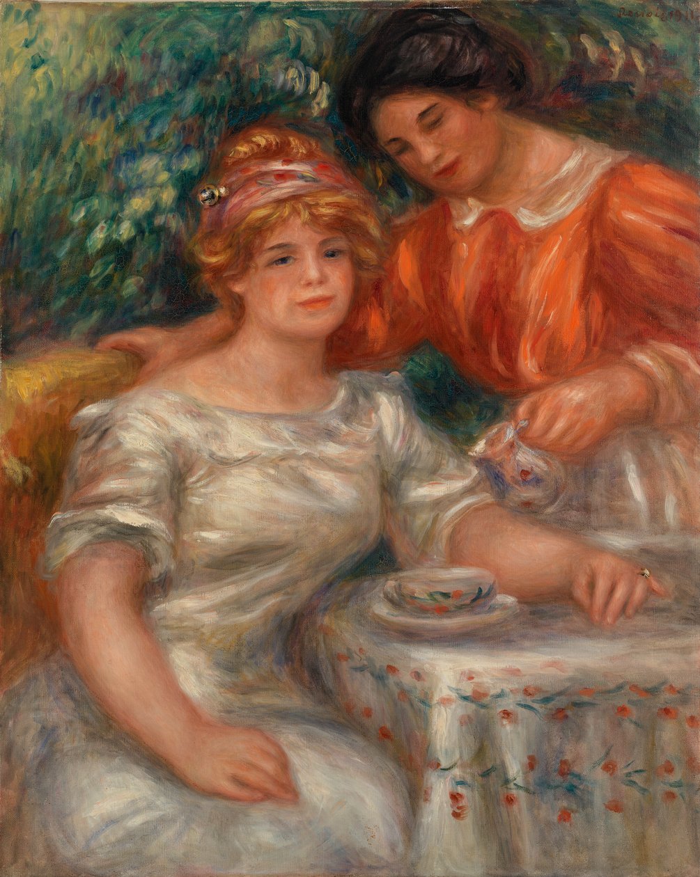 Čas na čaj od Pierre Auguste Renoir