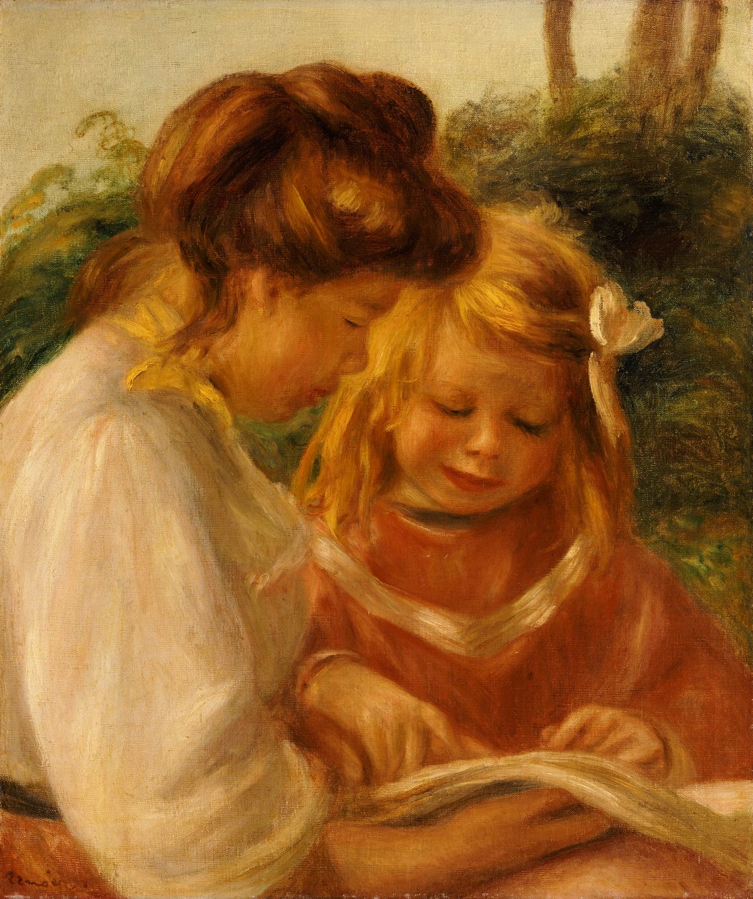 Abeceda, Jean a Gabrielle od Pierre Auguste Renoir