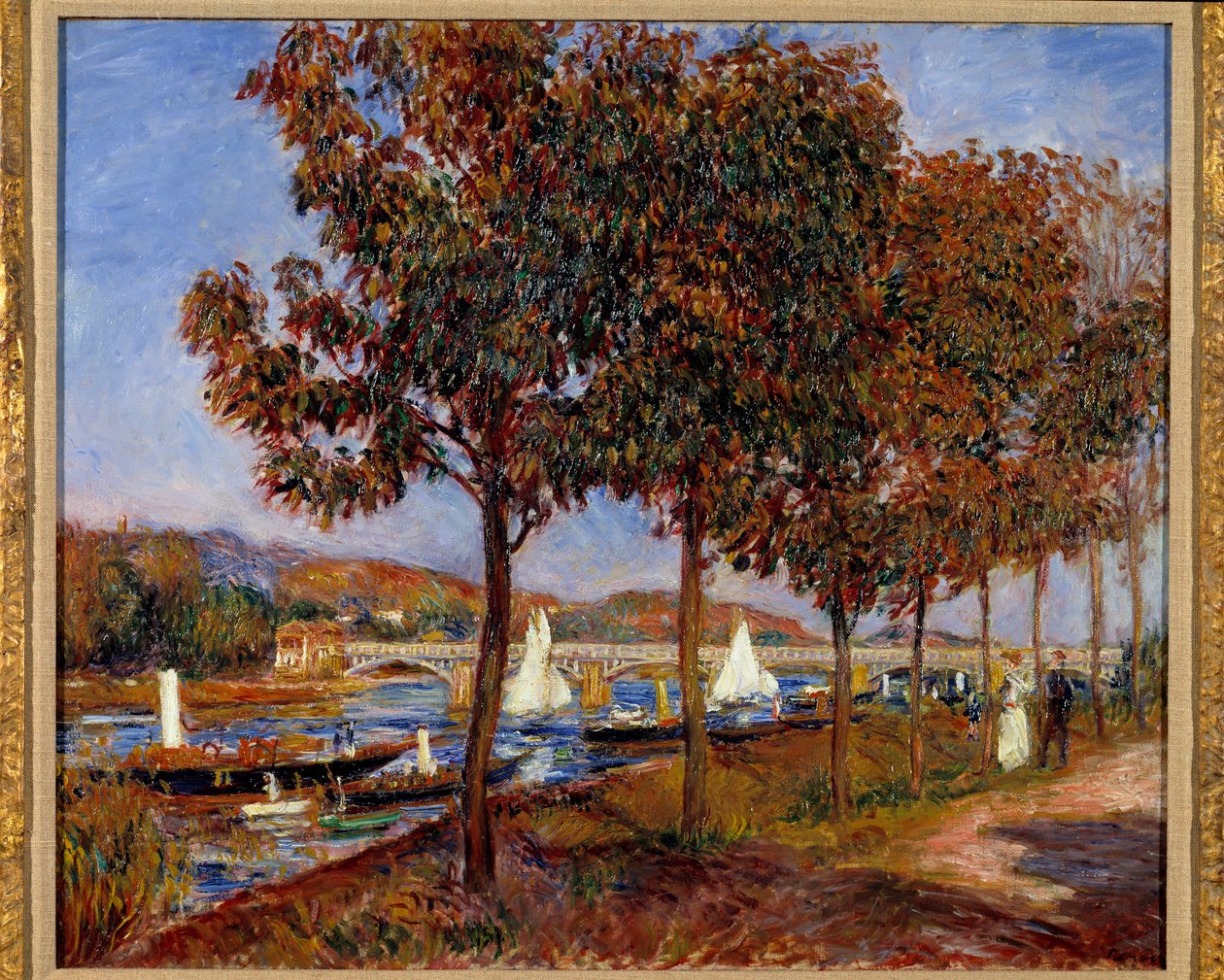 Argenteuilský most. Obraz Pierra Auguste Renoira (1841-1919) od Pierre Auguste Renoir