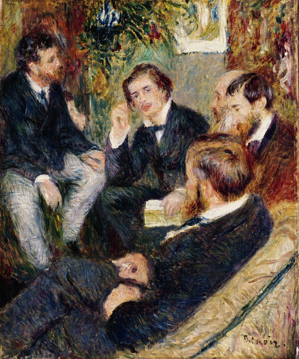 Umělcův ateliér, Rue Saint-Georges, 1876 od Pierre Auguste Renoir