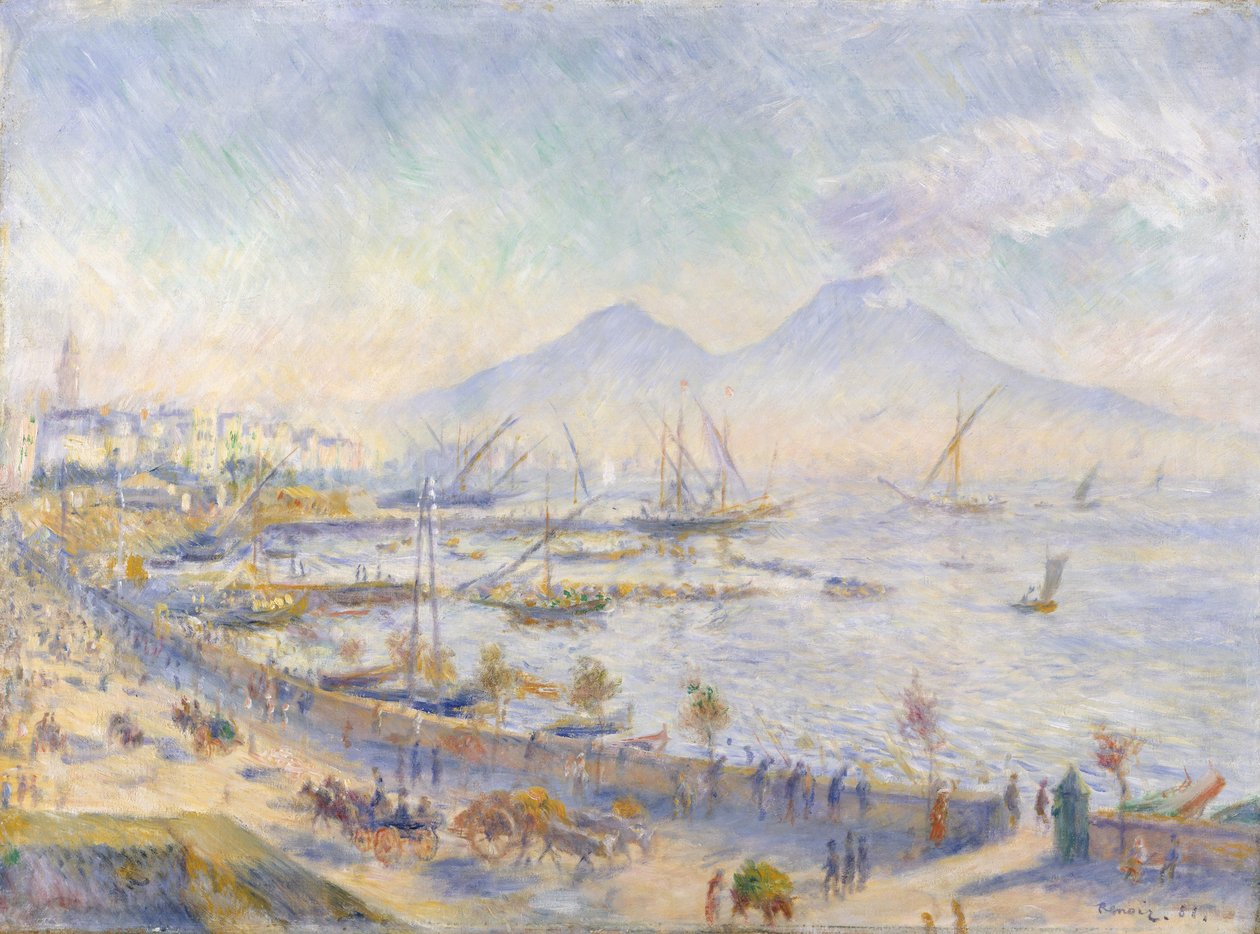 Neapolský záliv, 1881 od Pierre Auguste Renoir
