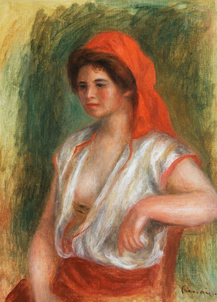 Krásná sicilská, od Pierre Auguste Renoir