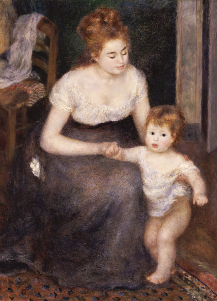 První krok, 1876 od Pierre Auguste Renoir