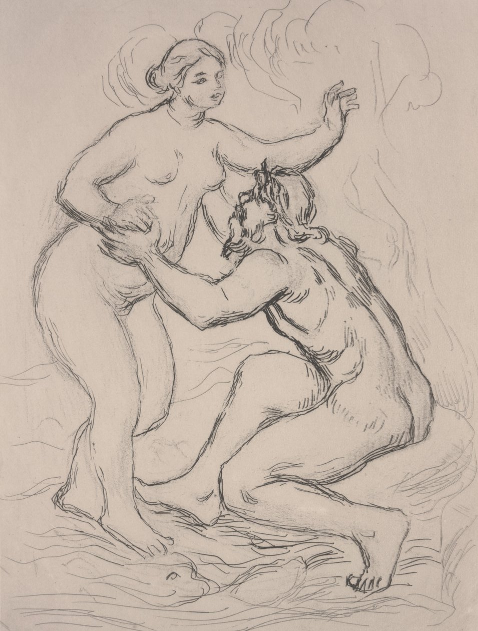 The River Scamander, kolem roku 1900 (lept) od Pierre Auguste Renoir