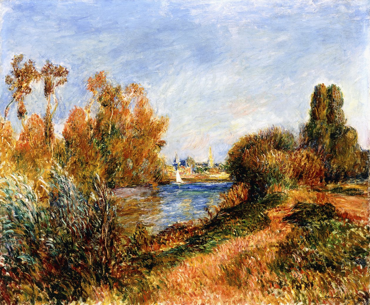 Seina v Argenteuil, 1888 od Pierre Auguste Renoir