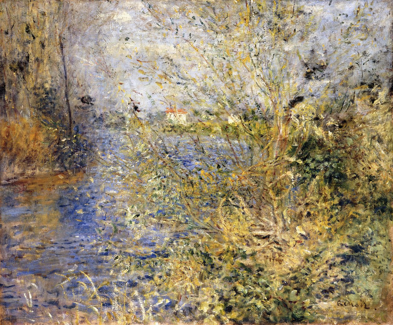 Seina od Argenteuil; Seina v Argenteuil, kolem roku 1875 od Pierre Auguste Renoir