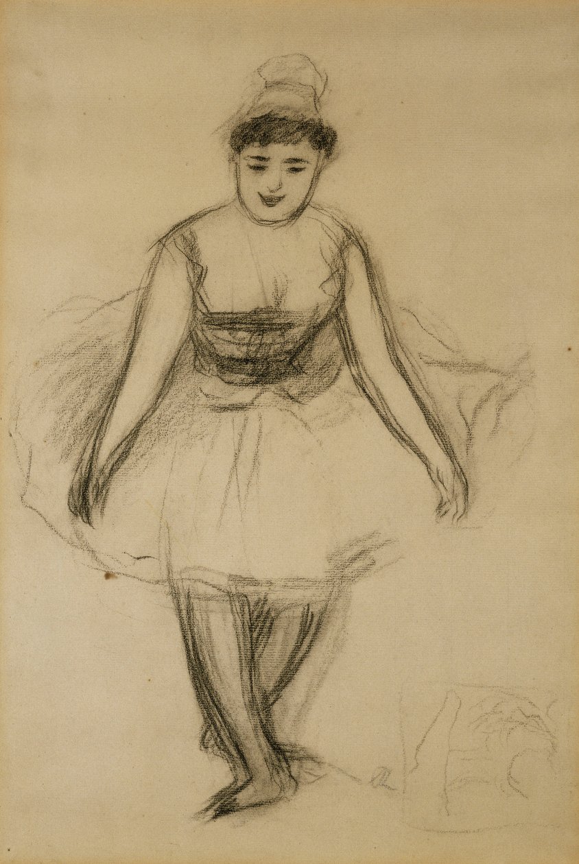 zpěvačka Rosita Mauri; La Chanteuse Rosita Mauri, od Pierre Auguste Renoir