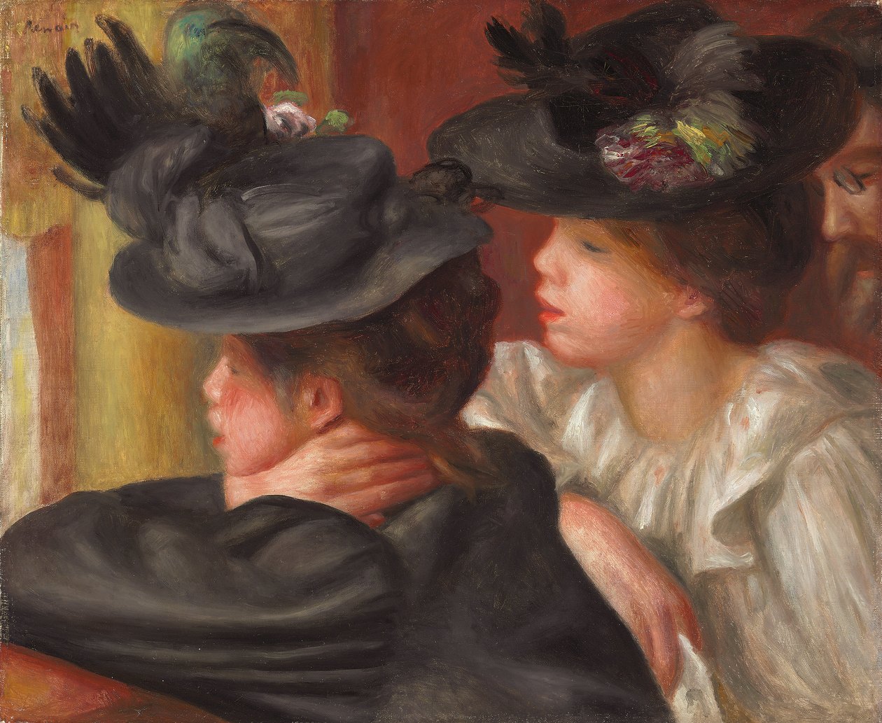 The Theatre Box; Au Theatre, la loge, 1894 od Pierre Auguste Renoir