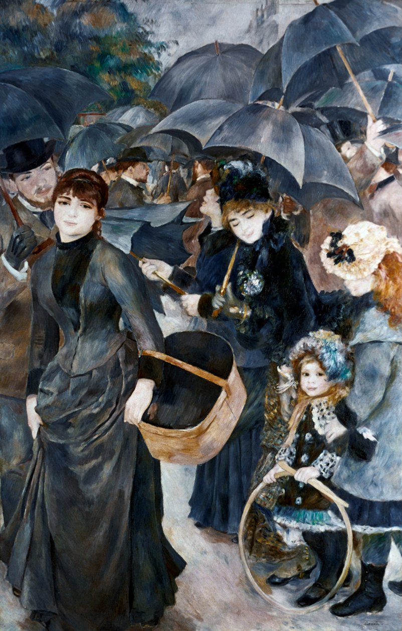 Deštníky, 1881-1886 od Pierre Auguste Renoir