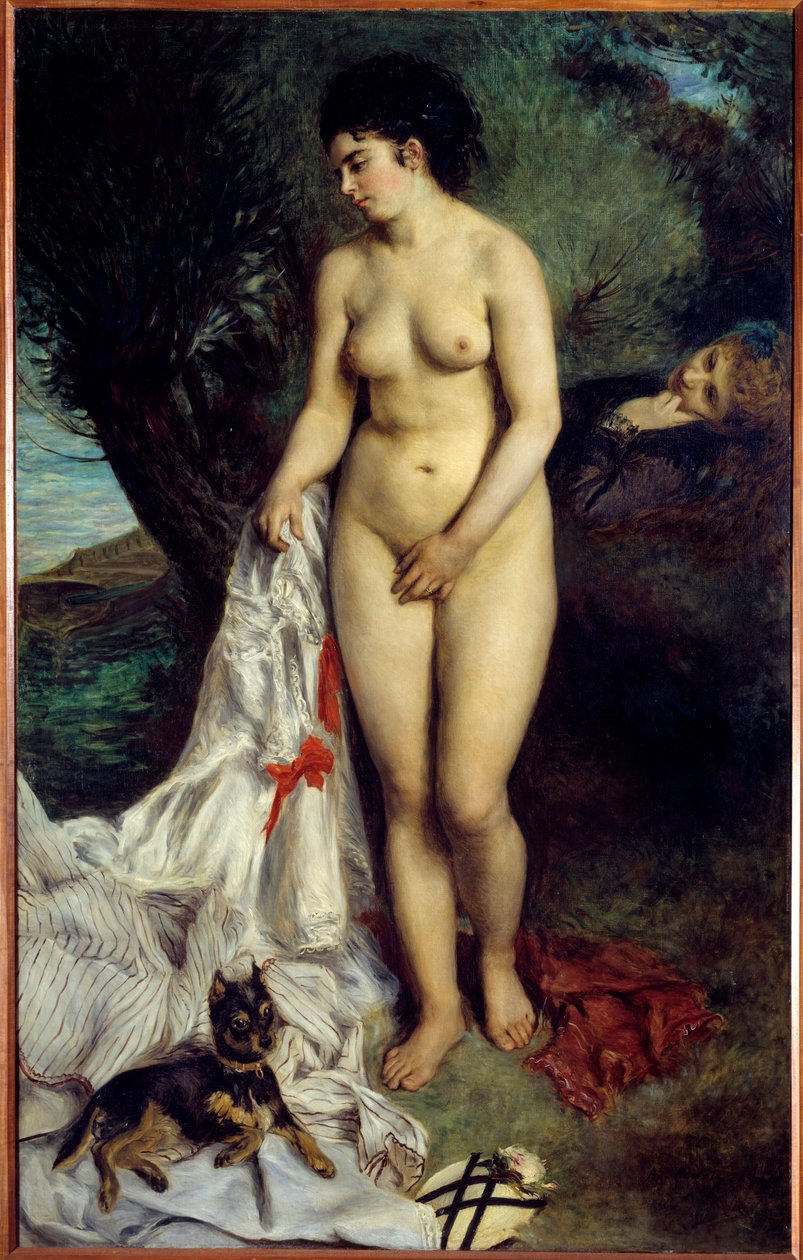 Koupač grifonků. Obraz Pierra Auguste Renoira (1841-1919) od Pierre Auguste Renoir