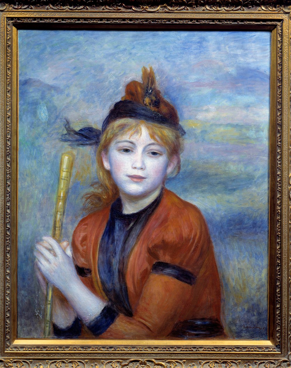 Turista. Obraz Pierra Auguste Renoira (1841-1919) od Pierre Auguste Renoir