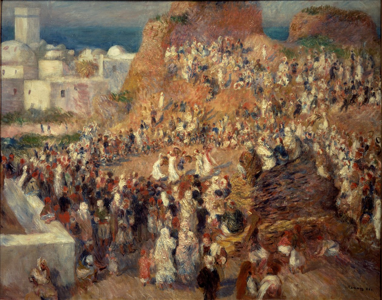 Mešita nebo Arabský festival v Alžíru od Pierre Auguste Renoir