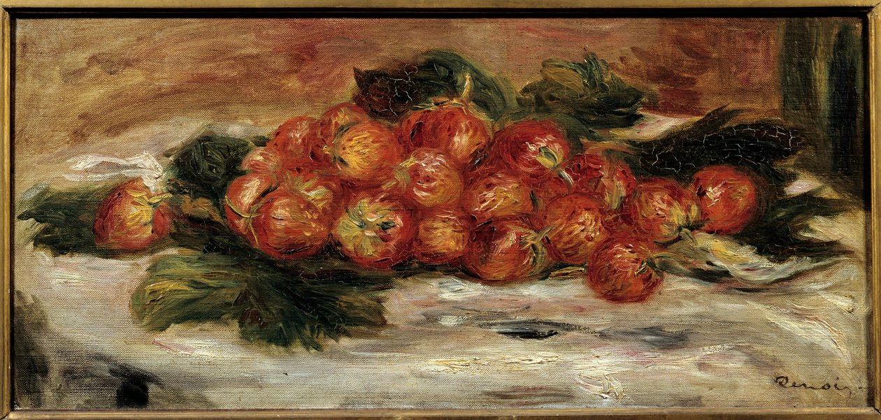 Jahody. Obraz Pierra Auguste Renoira (1841-1919) od Pierre Auguste Renoir