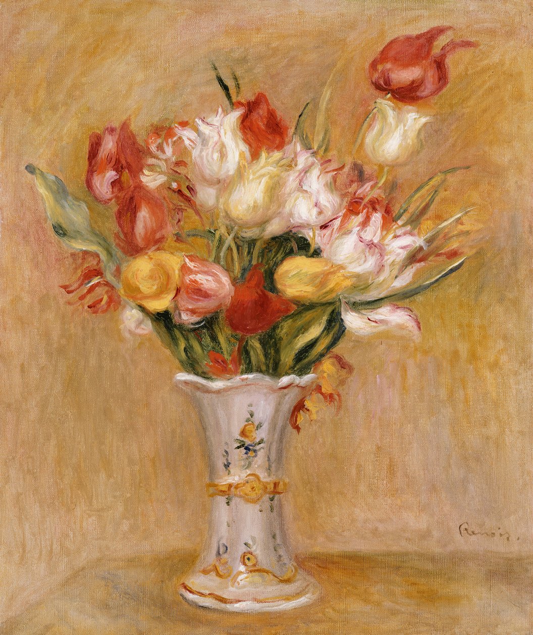 tulipány od Pierre Auguste Renoir
