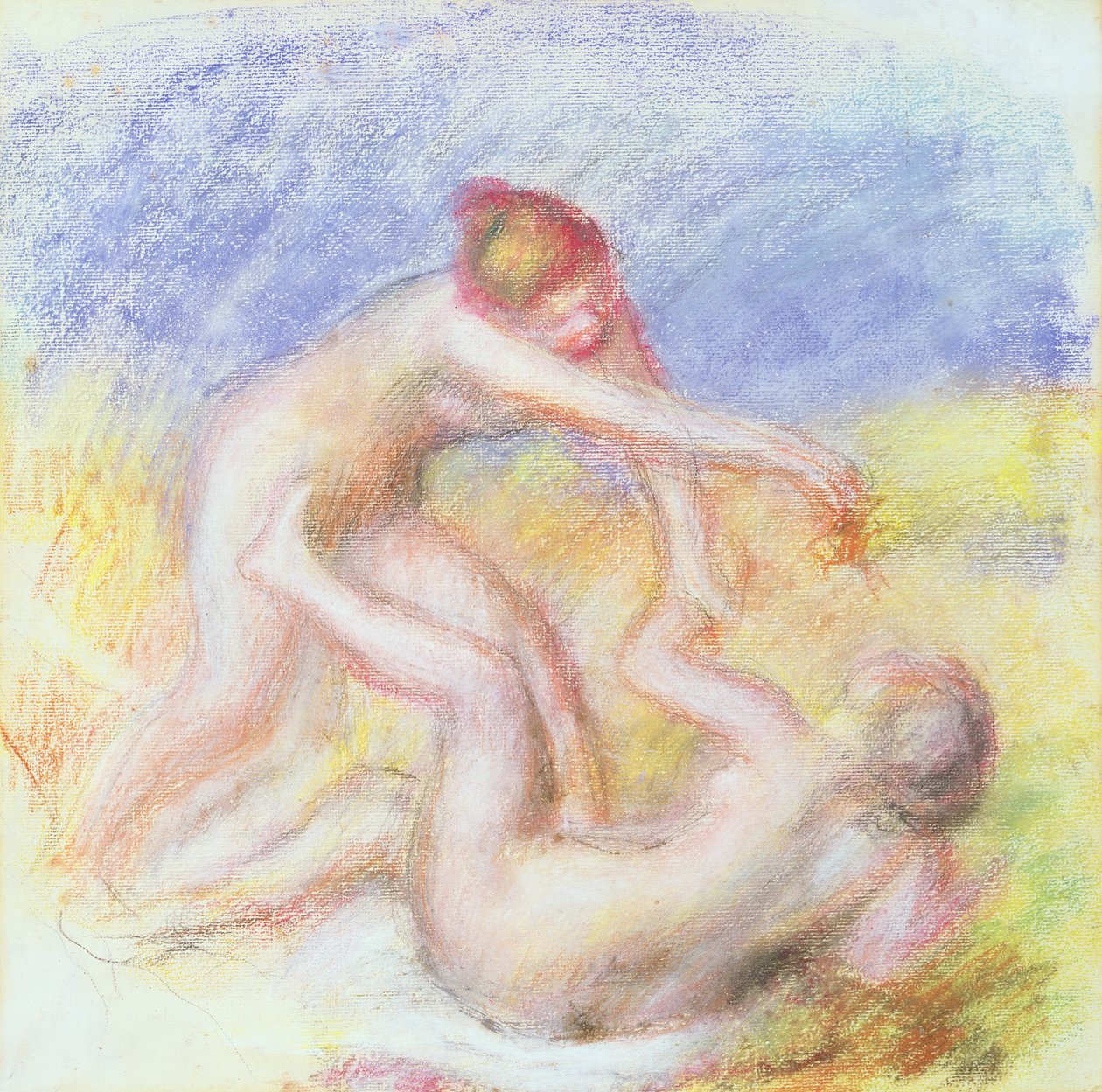 Dva akty (olej na plátně) od Pierre Auguste Renoir