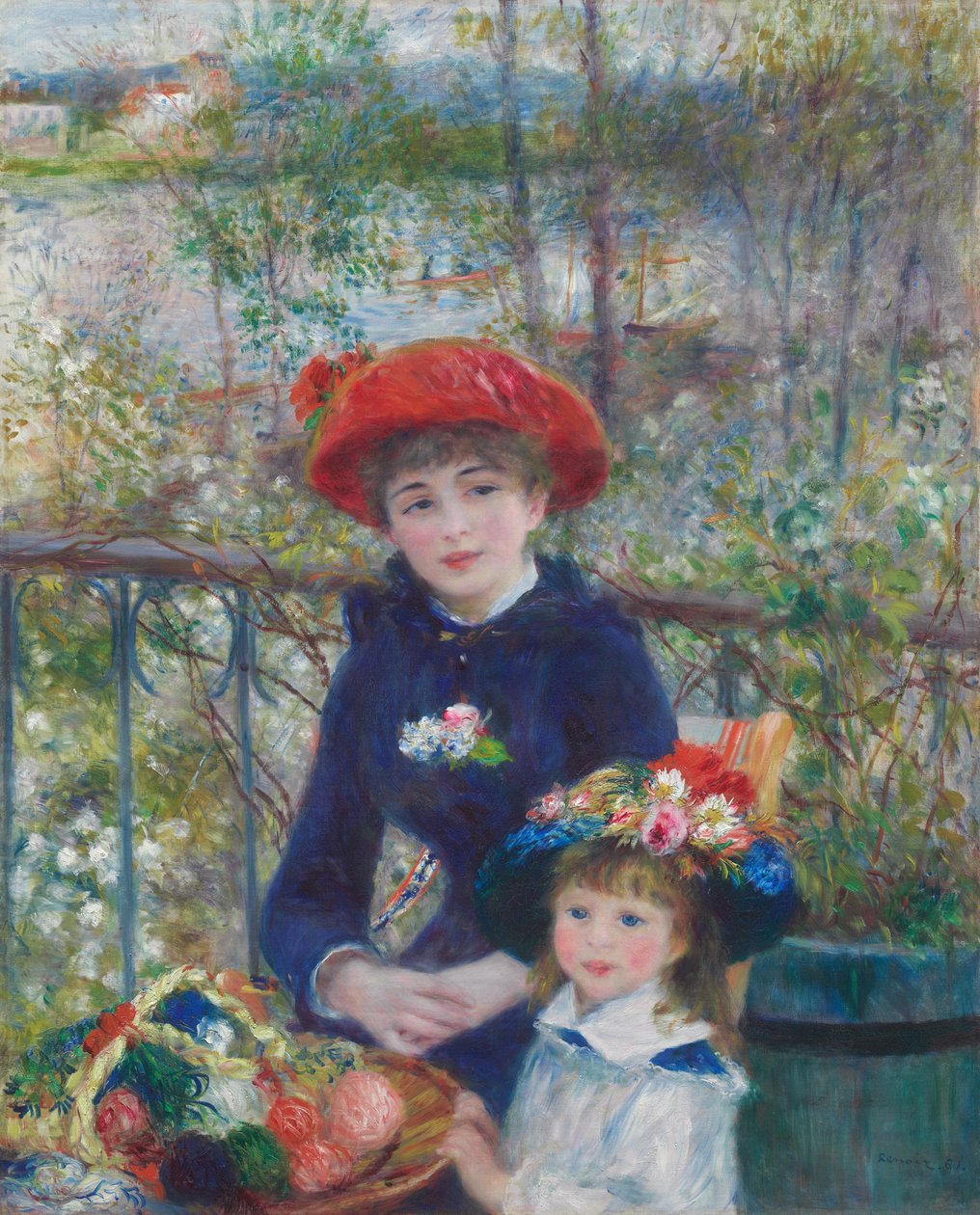 Dvě sestry (Na terase) od Pierre Auguste Renoir