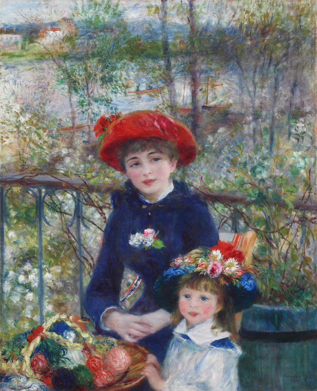 Dvě sestry (Na terase) od Pierre Auguste Renoir