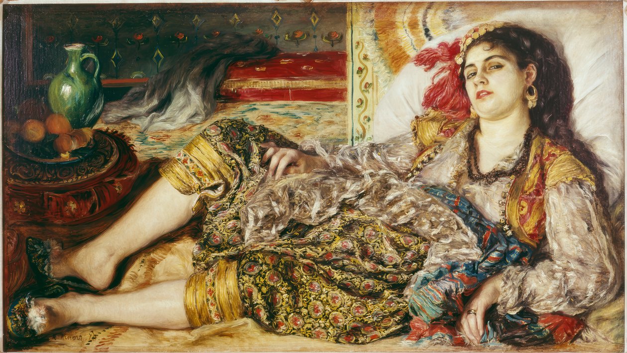 Žena z Alžíru od Pierre Auguste Renoir