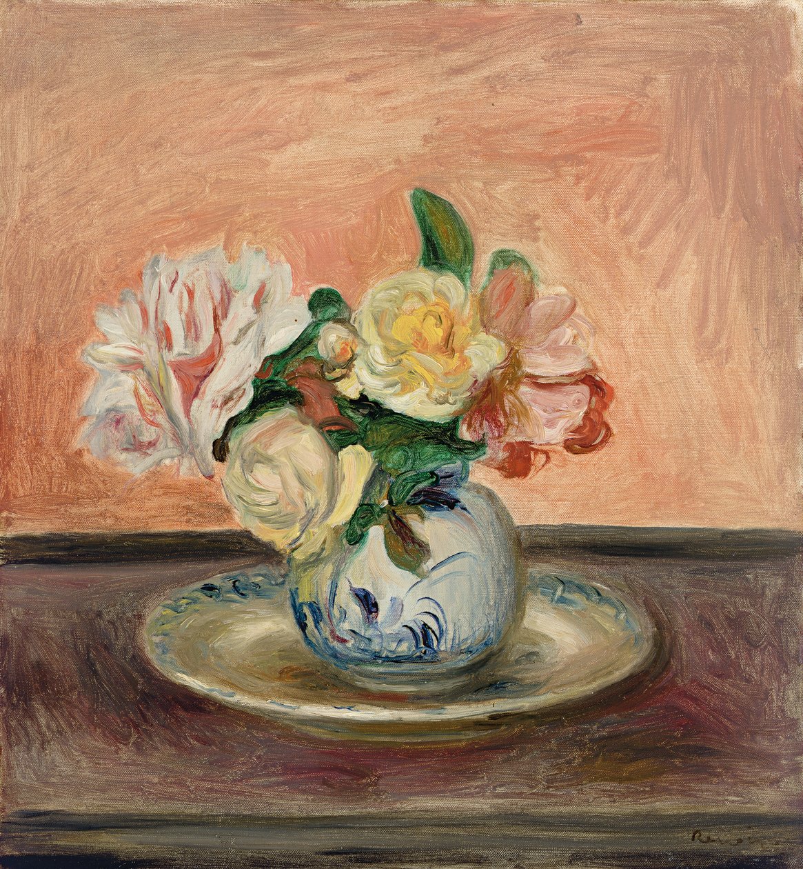 Váza s květinami, 1901 od Pierre Auguste Renoir