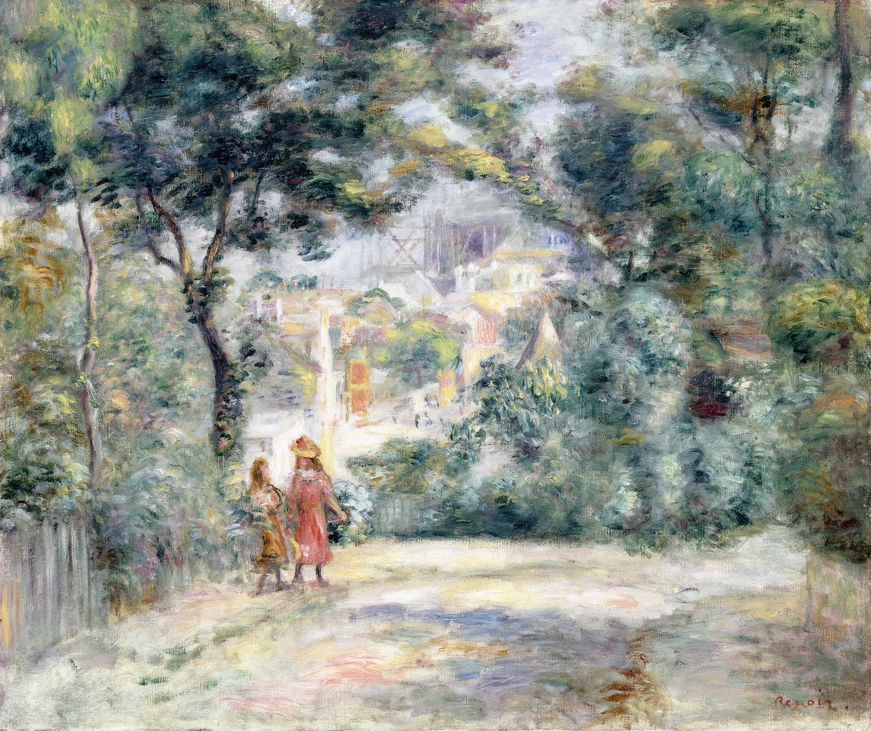 Pohled na Sacre Coeur, 1905 od Pierre Auguste Renoir