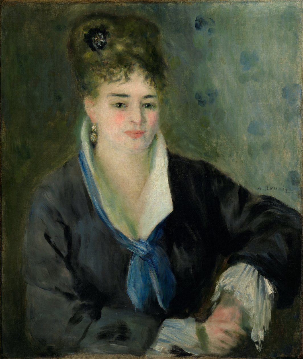 Žena v černém od Pierre Auguste Renoir
