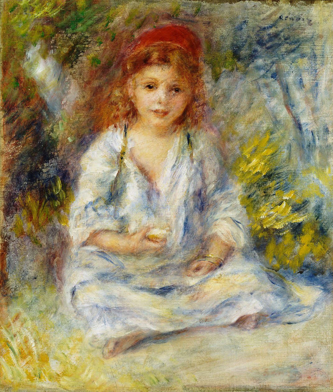 Mladá alžírská dívka, kolem roku 1881 od Pierre Auguste Renoir