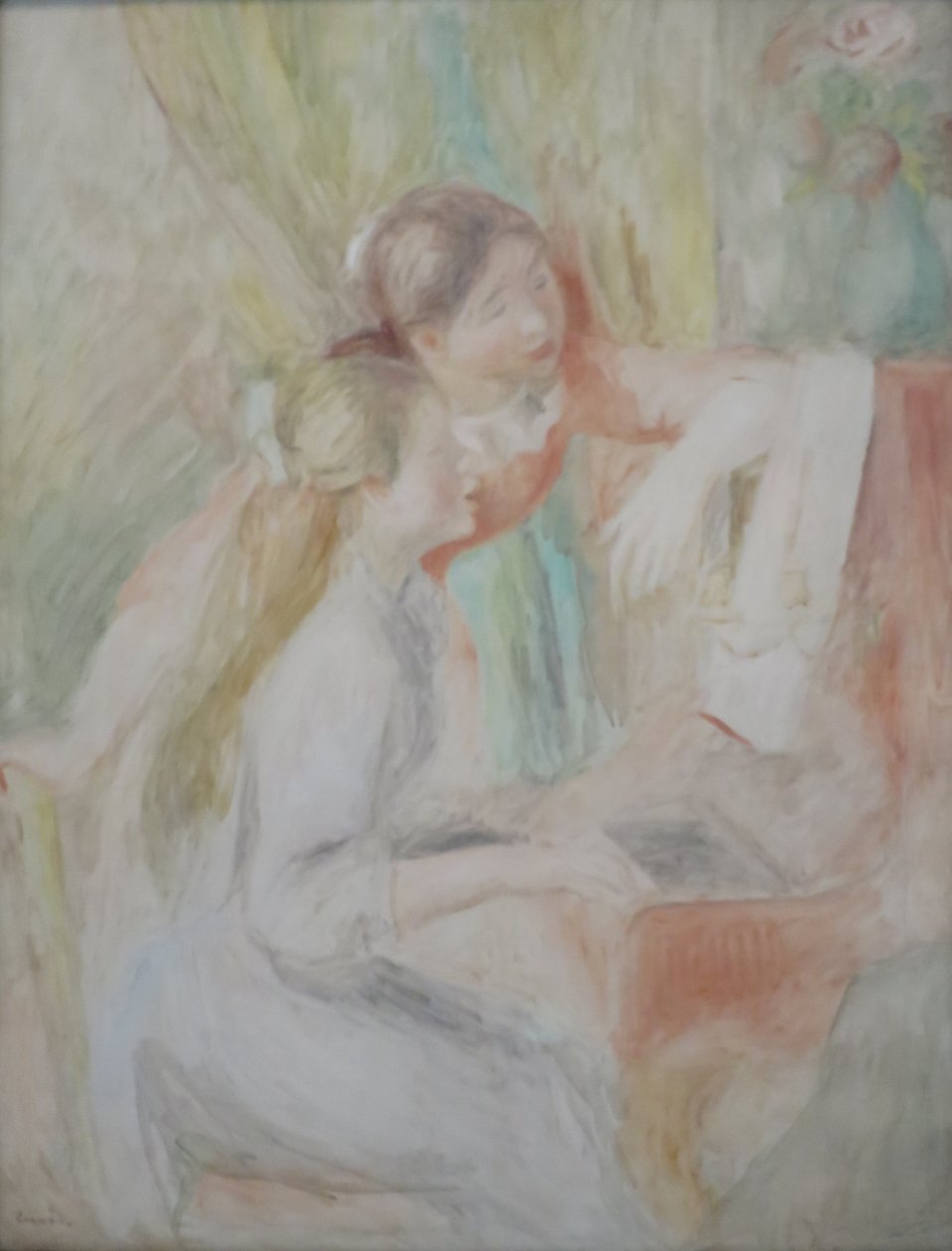 Mladé dívky u klavíru od Pierre Auguste Renoir