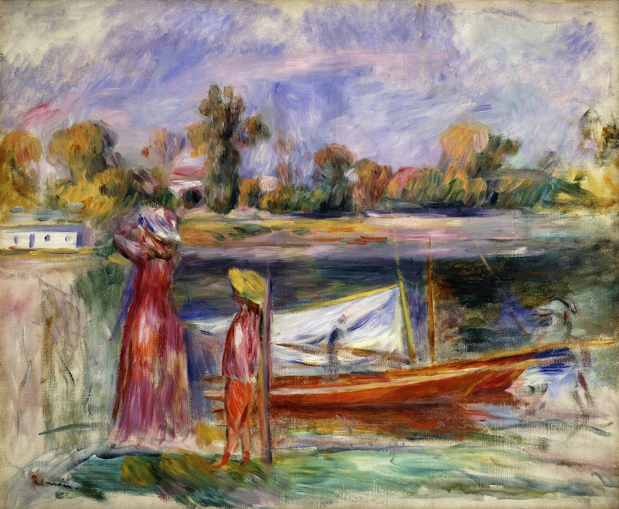 Mladé dívky v Argenteuil; Mladé dívky v Argenteuil, c. 1896 od Pierre Auguste Renoir