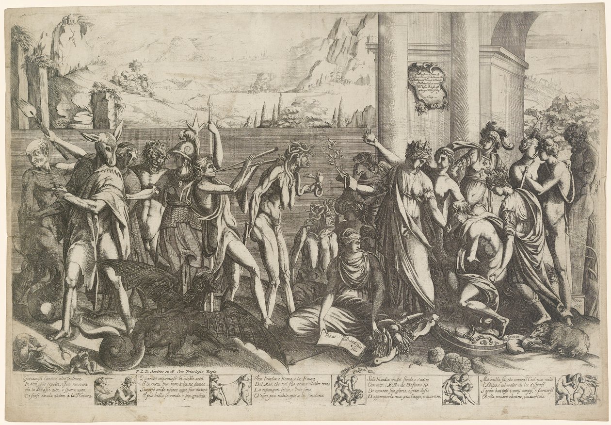 Alegorie na sochařství od Pierre Biard the Younger