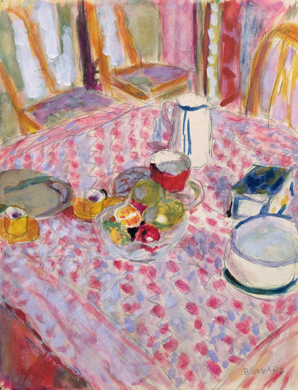 Po obědě (wc) od Pierre Bonnard