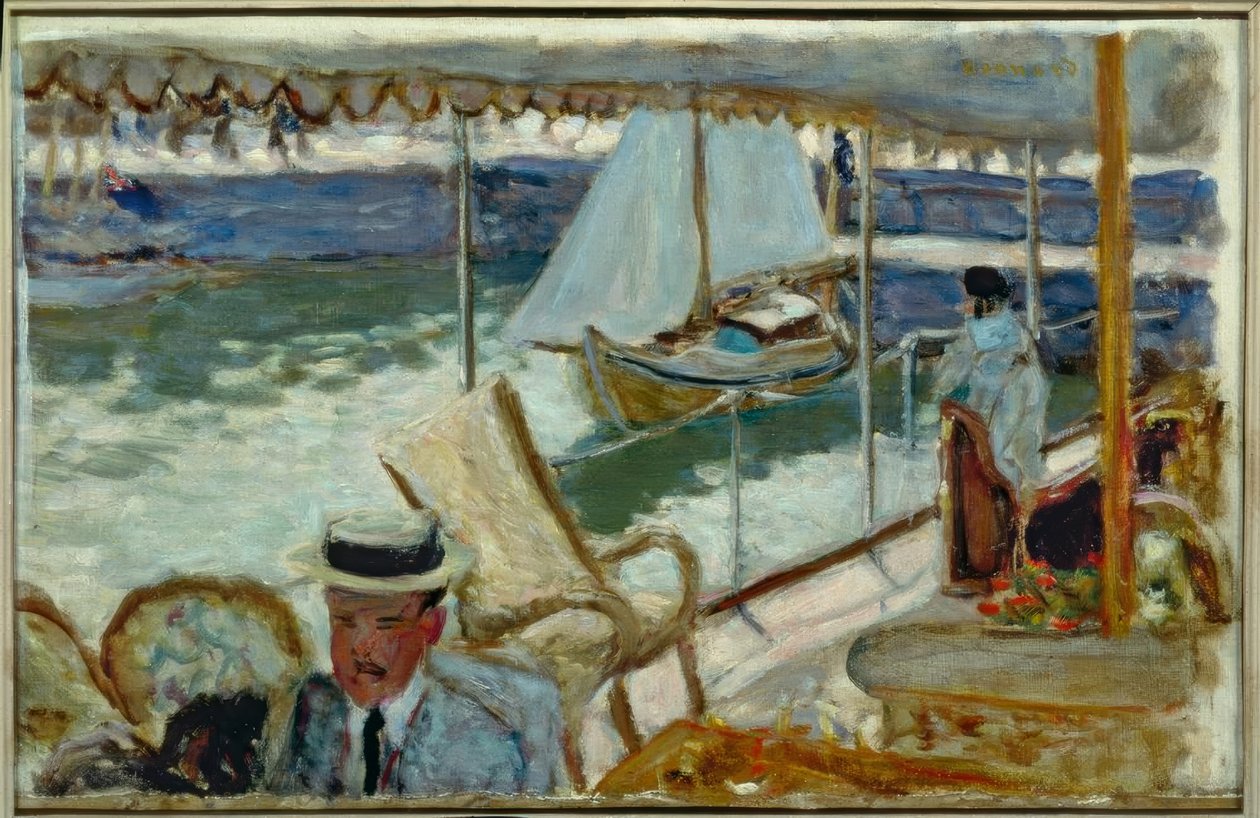 Na jachtě od Pierre Bonnard