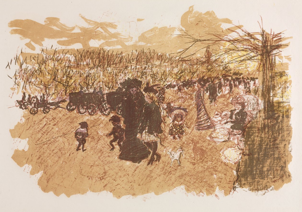 Avenue Bois de Boulogne od Pierre Bonnard